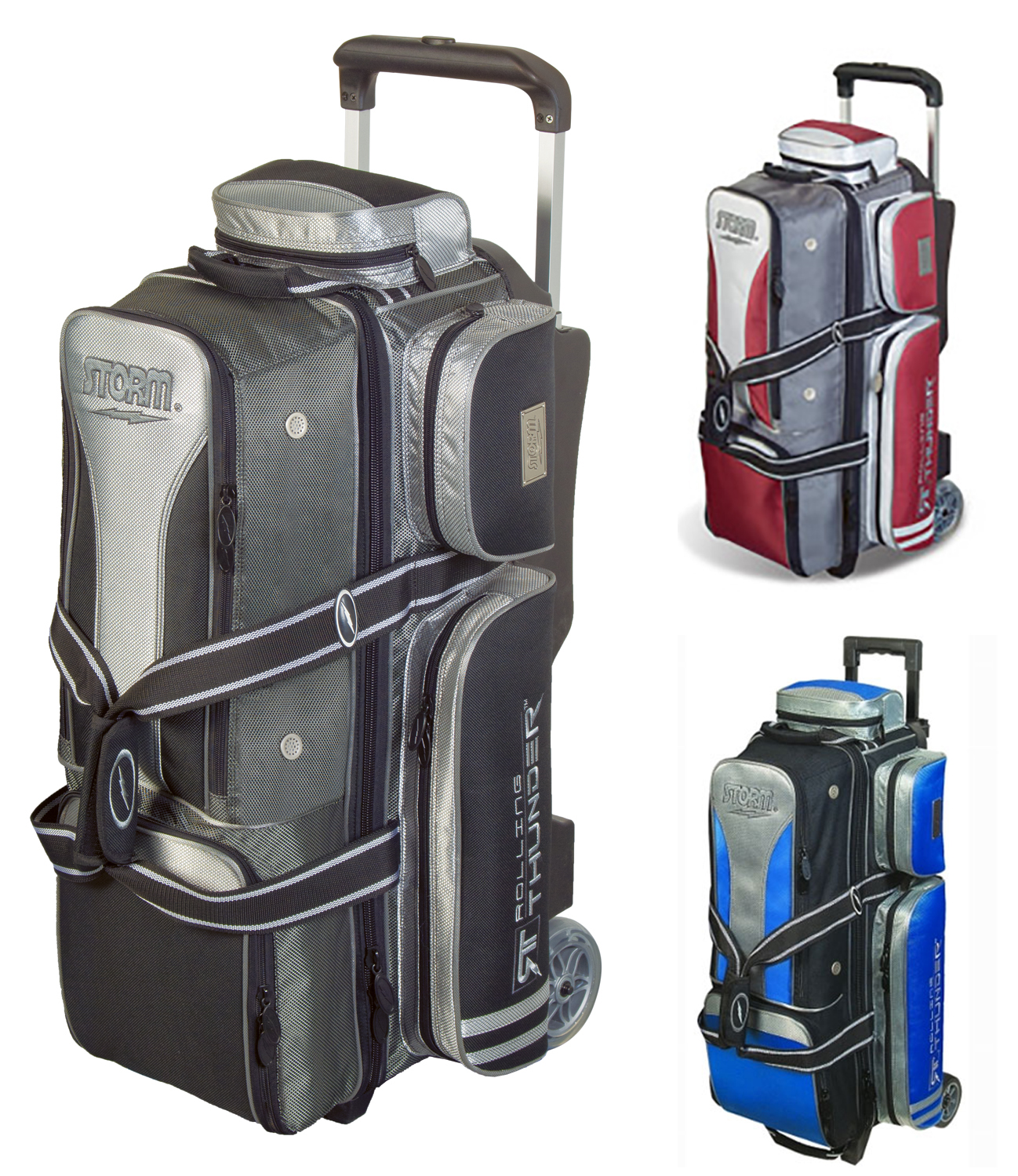 Bowling Bag 3 Ball Scooter Storm Rolling Thunder 3 Bowling Balls