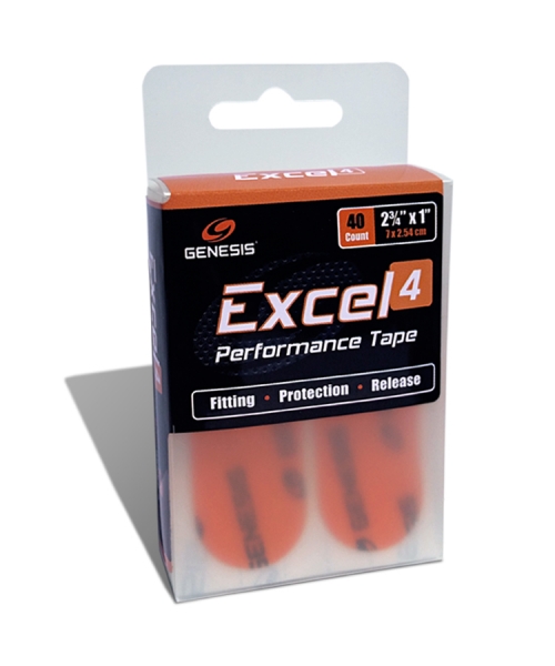 Excel 4 - Klassik Orange - Tape - 40 Stück - Vorgeschnitten