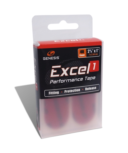 Excel 1 - Klassik Rot - Tape - 40 Stück - Vorgeschnitten