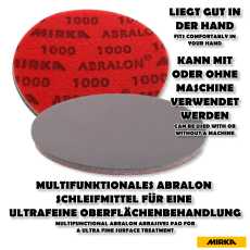 Abralon Schleifpad - Alle Körnungen - Ø 150mm - ungelocht