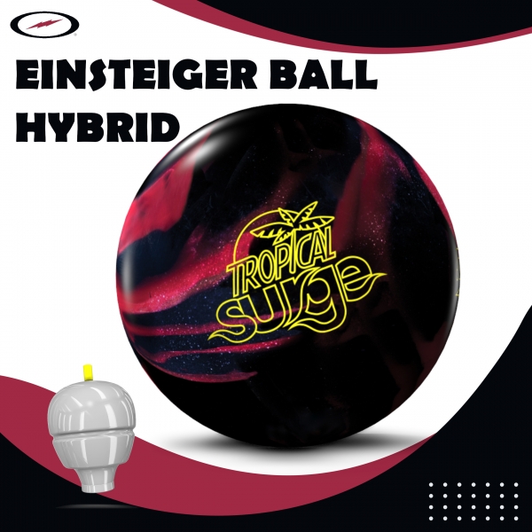 Tropical Surge Hybrid - Schwarz/Kirsche
