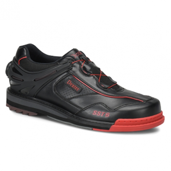 SST 6 Hybrid BOA - Schwarz/Rot (RH)
