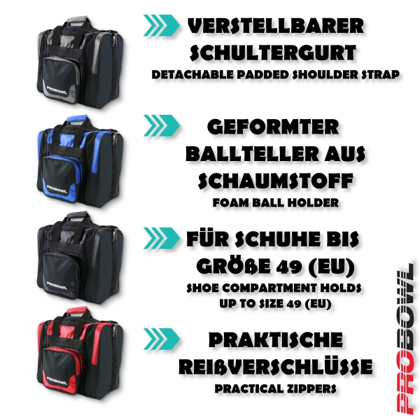 Pro Bowl Deluxe - Single Tote - Alle Farben