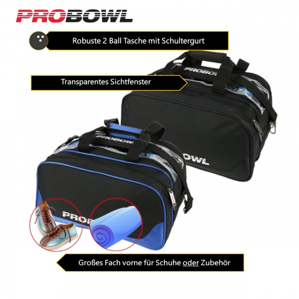 Pro Bowl Plus - Double Tote - Alle Farben - Schuhfach