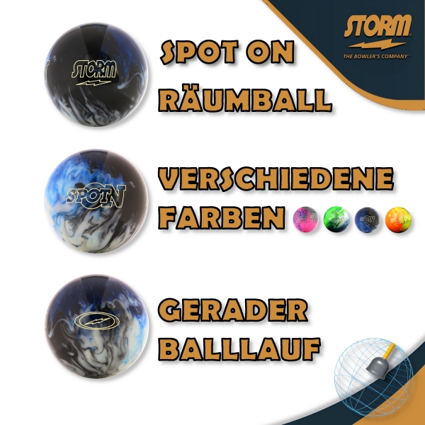 Spot On - Blau/Schwarz/Weiß