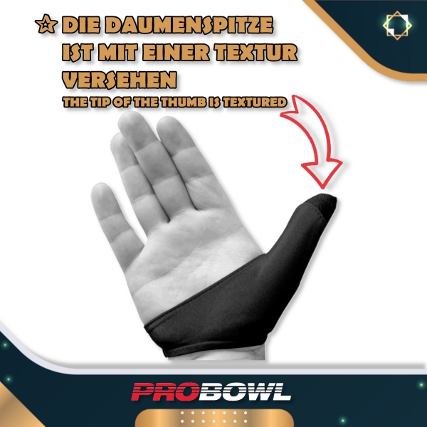 Pro Bowl Thumb Saver - Daumensocke - Einheitsgröße