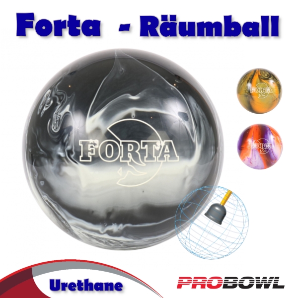 Pro Bowl - Forta - Schwarz/Weiß - Urethane