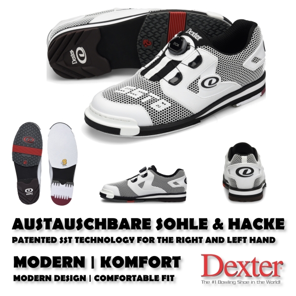 SST 8 Power Frame BOA - Weiß/Schwarz