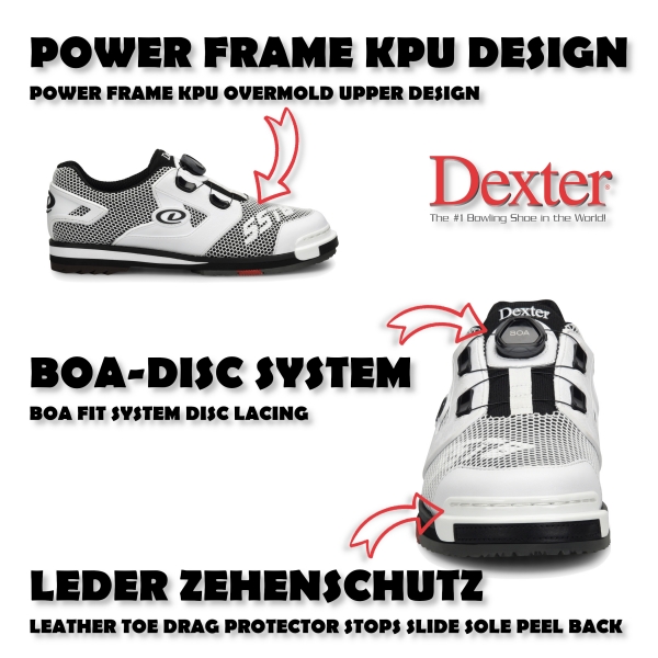 SST 8 Power Frame BOA - Weiß/Schwarz