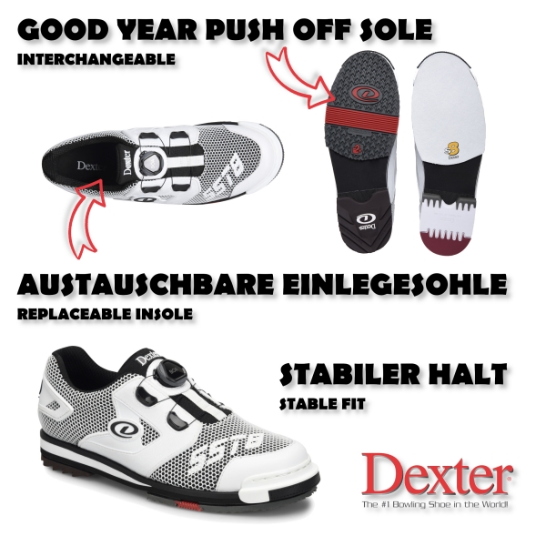 SST 8 Power Frame BOA - Weiß/Schwarz