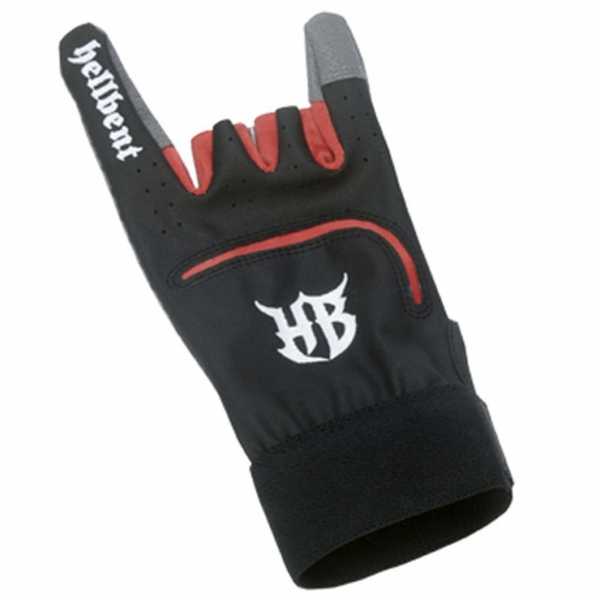 Hellbent Friction Glove - Handschuh - Schwarz/Rot