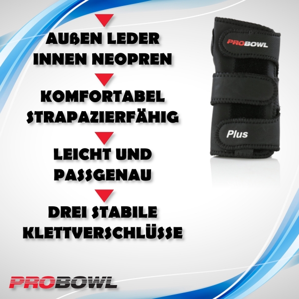 Original Leather Positioner Plus - Handgelenkstütze - Leder - Schwarz