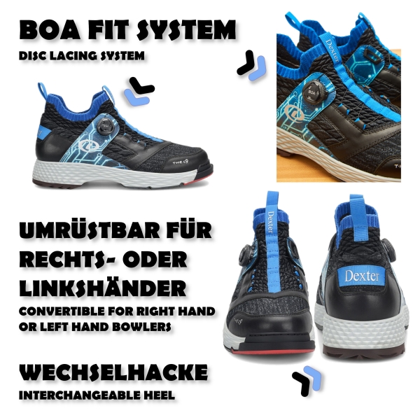 THE C-9 Sidewinder BOA - Schwarz/Blau