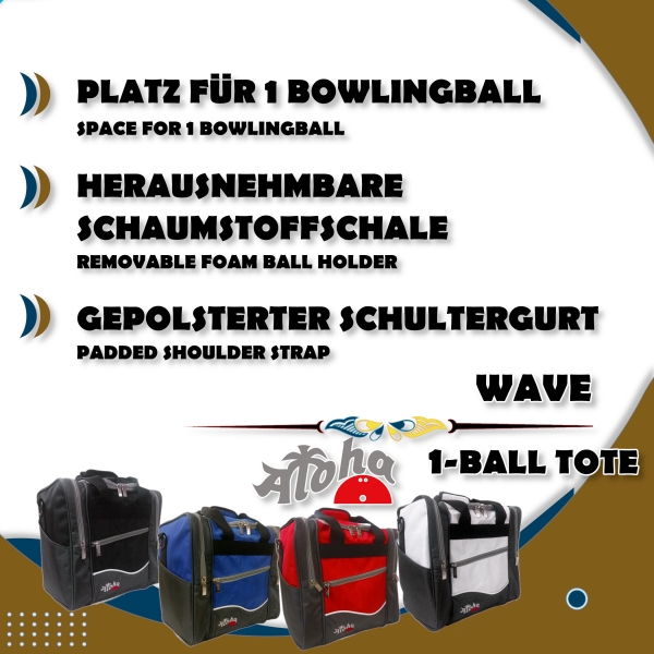 Deluxe & Wave - Single Tote - Verschiedene Farben