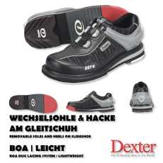 Dexter SST 6 Hybrid BOA - Schwarz/Knit (RH)