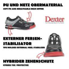 Dexter SST 6 Hybrid BOA - Schwarz/Knit (RH)