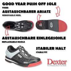 Dexter SST 6 Hybrid BOA - Schwarz/Knit (RH)