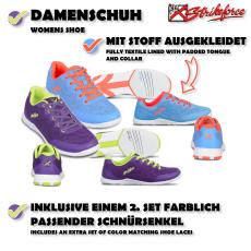 KR Strikeforce – Lace - Bowlingschuhe - Lila/Gelb