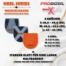 Pro Bowl – Wechselhacke - Grooved Heel
