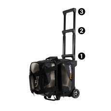 Pro Bowl – Single Roller - Schwarz/Carbon/Silber