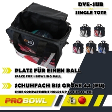 Pro Bowl – Dye-Sub - Single Tote - Ein-Ball-Tasche
