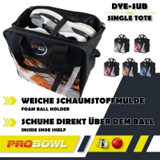 Pro Bowl – Dye-Sub - Single Tote - Ein-Ball-Tasche
