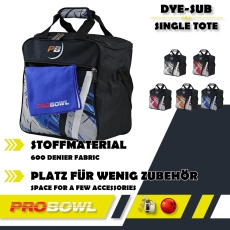 Pro Bowl – Dye-Sub - Single Tote - Ein-Ball-Tasche