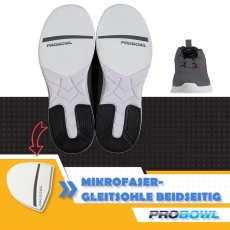 Pro Bowl – Supro - Bowlingschuhe - Grau/Orange