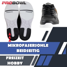 Pro Bowl – Bonega - Bowlingschuhe - Schwarz/Orange