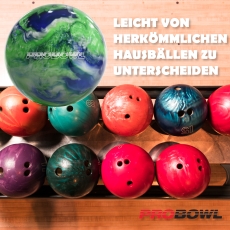 Pro Bowl – Spareball - Blau Grün Silber