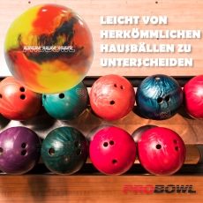Pro Bowl – Spareball - Schwarz Gelb Orange