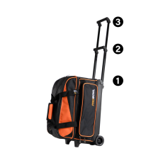 Pro Bowl Basic 2-Ball Roller Schwarz/Orange