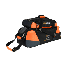 Pro Bowl Deluxe 3-Ball Tote inkl. Schuhtasche Schwarz/Carbon Orange