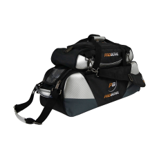 Pro Bowl Deluxe 3-Ball Tote inkl. Schuhtasche Schwarz/Carbon Silber