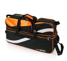 Pro Bowl Triple Tote Deluxe inkl. Schuhtasche Schwarz/Orange