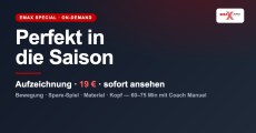 Perfekt in die Saison — Saisonstart-Special (EMAX Academy Webinar S3)