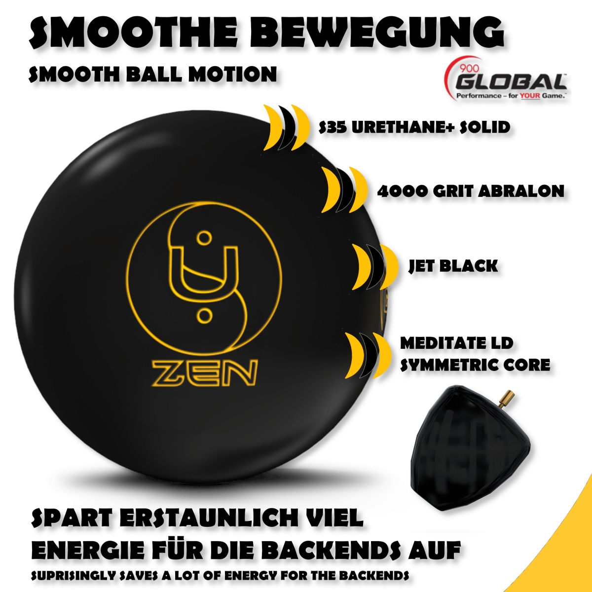Bowlingball 900 Global Zen U Urethane Bowlingkugel