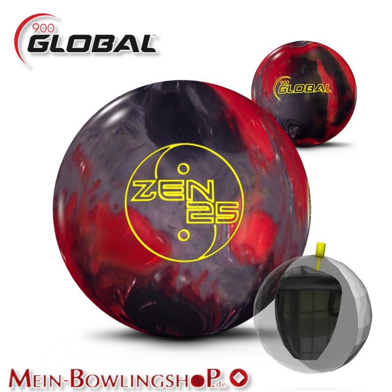 900 Global Zen™ 25 ボウリングボール 15lb 900 Global – Zen 25 - Upper-Mid Performance Bowlingball