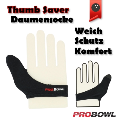Pro Bowl Thumb Saver - Daumensocke - Einheitsgröße