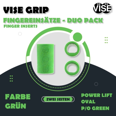 P/O - Power Lift/Oval - Fingereinsatz - Grün - Duo