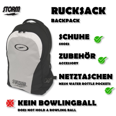 Rucksack - Schwarz/Grau
