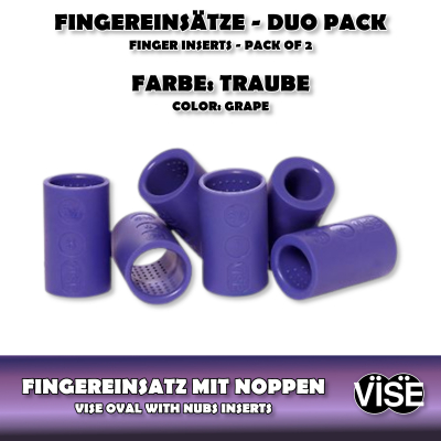 Oval/Nub - Fingereinsatz - Traube - Duo