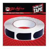 Sure Fit - Tape - 1 Inch - 1 Rolle á 500 Stück - Schwarz