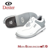 Dexter – SST6 Hybrid BOA - Bowlingschuhe - Weiß/Grau (RH)