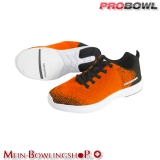 Pro Bowl – Taktika - Bowlingschuhe - Schwarz/Orange