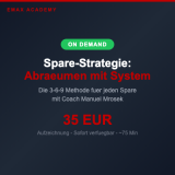 Spare-Strategie: Abräumen mit System — EMAX Academy Webinar S2